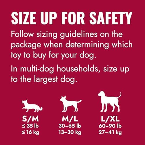 KONG Donut Dog Toy, Natural Rubber Chew Toy, for Large/X-Large Dogs - Image 4