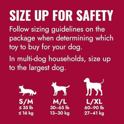 KONG Donut Dog Toy, Natural Rubber Chew Toy, for Large/X-Large Dogs - Image 4