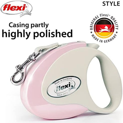 FLEXI® Classic Tape Retractable Dog Leash, Small, 10 ft - Pink/Rose - Image 3