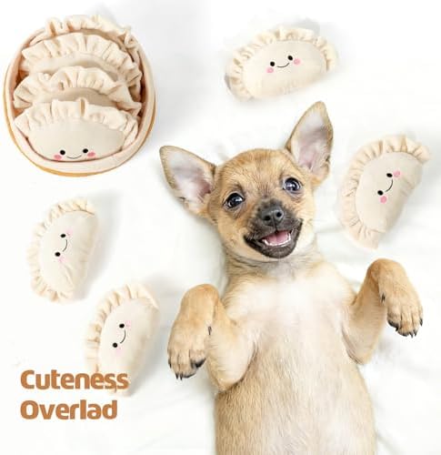 Sedioso Dog Squeaky Toys, 5-Pack Interactive Dogs Toy, Stuffed Dogs Chew Toys, Durable Treat Dispending Dog Plush Toy for All Breed - Image 7