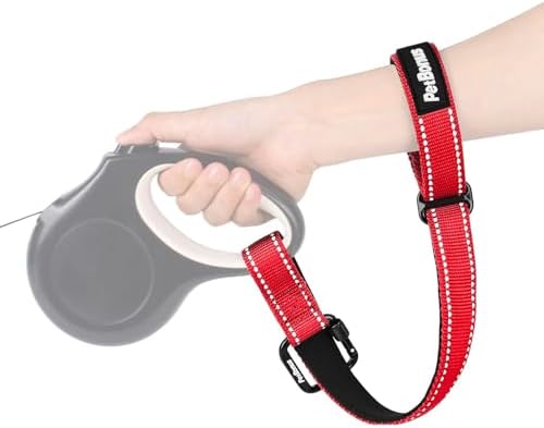 PetBonus Dog Leash Wrist Strap with Lockable Clip for Dog Retractable Leash by Petbonus