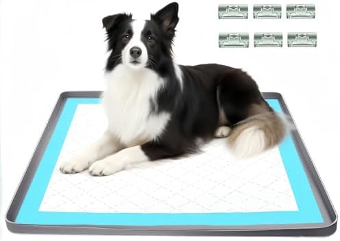 Silicone Pee Pad Holder for Dogs, 27x27 in Leak-Proof Tray by Unknown