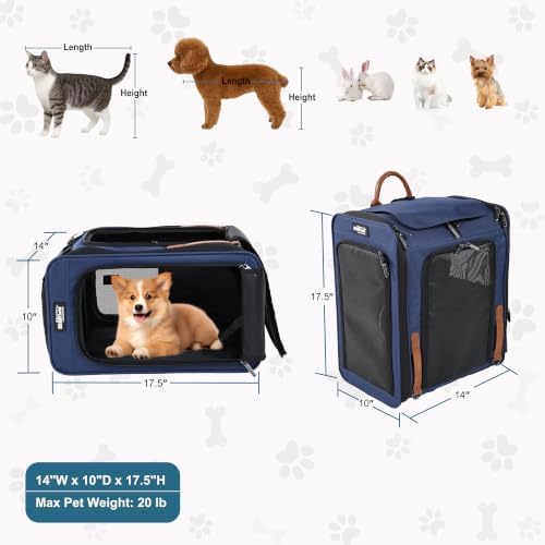EliteField Deluxe Backpack Pet Carrier for Cats and Dogs (3-Year Warranty) - Image 4