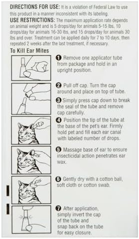 Hartz Ear Mite Treatment for Cats-3 Pack Package May Vary - Image 2