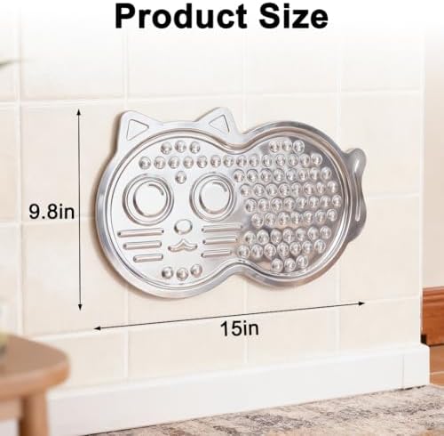 Vivifying Stainless Steel Lick Mat for Dogs, 2 Pack Calming Lick Pads - Image 2