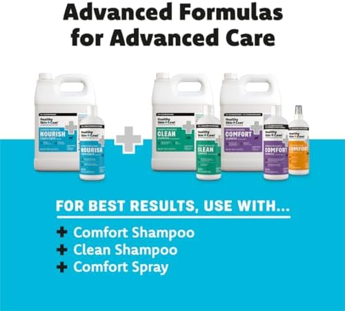 Advanced Medicated Nourish Pet Conditioner, 16 oz - for Dogs and Cats, 3% Chlorhexidine, Supports Skin and Coat Health, Soothes Dry Irritated Skin and Coat, Made in The USA - Image 7