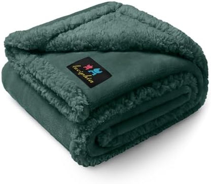 Luciphia Waterproof Blanket for Large Dog, Reversible Sherpa Couch Cover by luciphia
