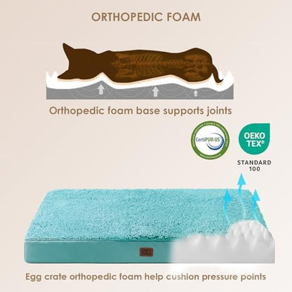 EHEYCIGA Orthopedic Dog Bed Medium with Removable Washable Cover, 30x20 - Image 3