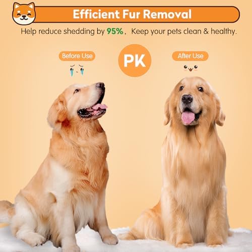 Dog & Cat Brush, Self Cleaning Slicker Brush for Pets Shedding - Image 6