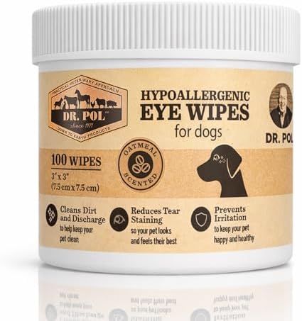 Dr. Pol Eye Wipes for Dogs, Lightly Scented, 100 Count - Image 2