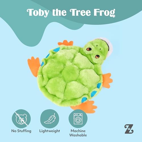 ZippyPaws Squeakie Crawler No Stuffing Dog Toy to Keep Them Busy - 11" - Image 4
