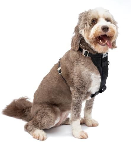 Kurgo Enhanced Strength Tru-Fit Smart Harness, Black, Large by Kurgo