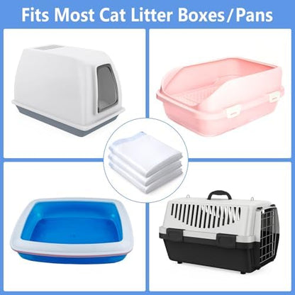50 Pack Cat Litter Liners Large 37x19" Jumbo Drawstring Litter Bag - Image 7