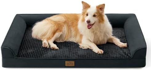 COZY KISS Orthopedic Dog Bed for Extra Large Dogs, U Shaped XL 44x32 inch by COZYKISS