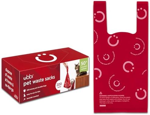 Ubbi Pet Waste Sacks, Lavender Scented, 200 Count by Unknown