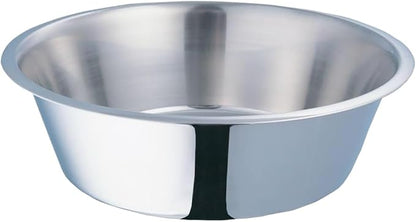 INDIPETS Standard Feeding Dish: Pet Water and Food Bowl | 0.5 Pint, Stainless Steel (PN: 800006)
