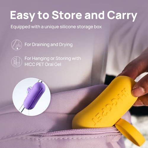 HICC PET Dog Finger Toothbrush, Dual-Sided Soft Silicone, 4-Pack - Image 7