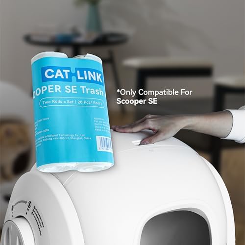 CATLINK Trash Bag Only for Scooper-SE and SE Lite Cat Litter Box, Not Suitable for Young or Luxury Pro - Image 2