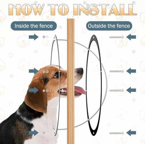 Hamiledyi 2 Pack Dog Fence Window, 12.4" Acrylic Dome Window Clear Bubble Peek Window, Dog Playground Window Pet Bubble Window, Doggie Fence Window Relieves Stress, Reduced Barking for Dog Cat - Image 3