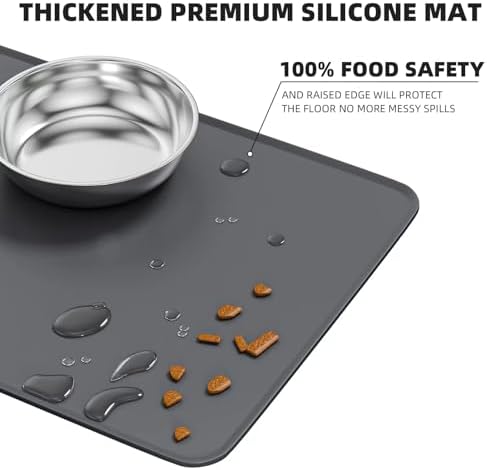 Elevated Whisker Friendly Cat Bowls, 15 Tilted Stand Anti Vomiting Raised Dishes for Food and Water, Stainless Steel Bowls for Cats and Puppy - Image 3