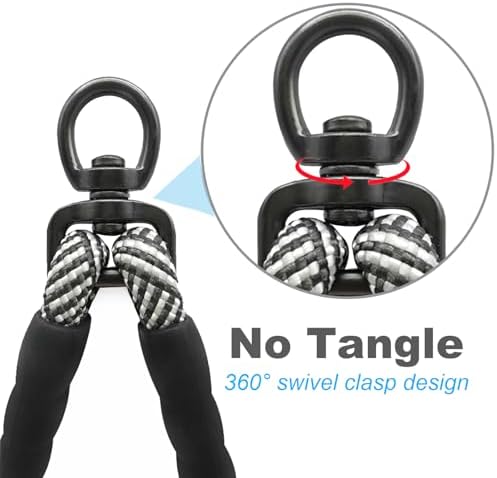 5 FT Double Dog Leash Coupler Extension Rope for Two Dogs Walking - Image 2