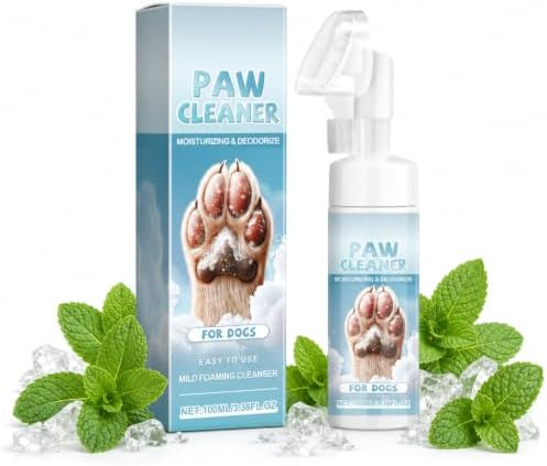 Dog Paw Cleaner Foam for Dogs & Cats, Deodorizing Formula by MCstars