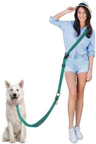 Hands Free Dog Leash, Multifunctional Crossbody Dog Leash by WANFIRE
