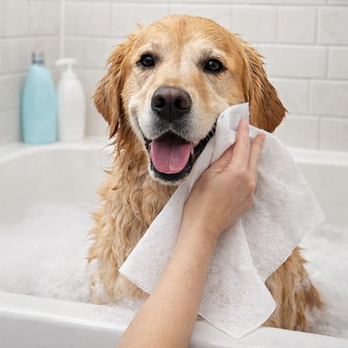 Dr. Oakley Extra Large Dog Bath Wipes Natural and Safe for Grooming Paws, Body and Butt Cleaning Deodorizing (Unscented) - Image 4