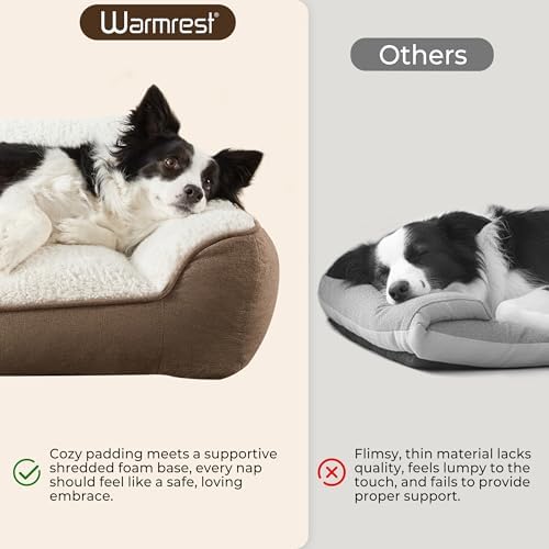 Extra Thick Orthopedic Bolster Dog Bed Medium Size Dogs - Image 3