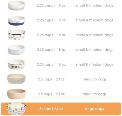 Pearhead Ceramic Dog Bowl Extra Large 8 Cup - Image 3