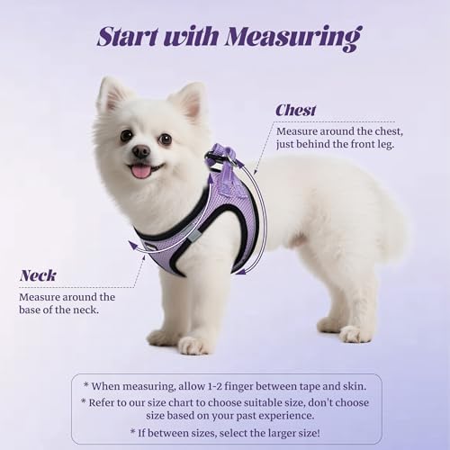 No Pull Dog Puppy Harness and Leash Set Reflective Mesh Vest Medium - Image 2
