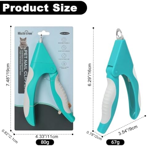 Teal Cat Nail Clipper with Guard Pet Nail Trimmers for Dogs&Cats - Image 6