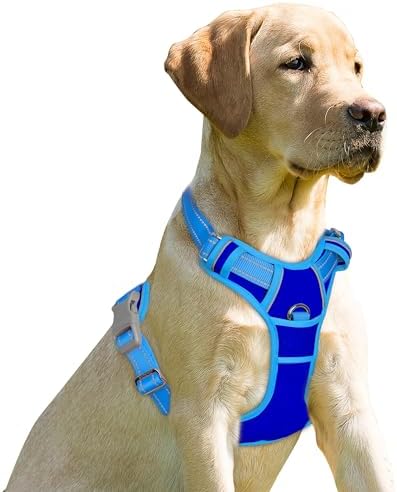 BARKBAY Dog Harness No Pull for Large Dogs Front Back Clips,Dog Vest by BARKBAY