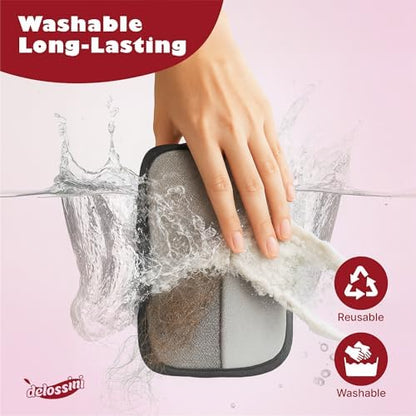 Pet Hair Removal Glove, Reusable Electrostatic Pet Hair Remover Glove for Cat & Dog, Washable 4 Finger Upgraded Version Pet Hair Mitt for Couch, Furniture, Car Seat - 2 PCS - Image 5