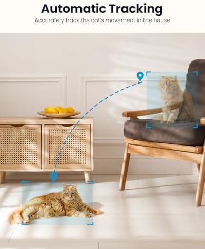 ieGeek Indoor Camera, 2K Cameras for Home Security, 5G Security Camera Indoor, 360° Pet/Dog/Baby Camera with Phone App, AI Tracking, 2-Way Audio, Night Vision, 24/7 SD Card Storage, Alexa - Image 5