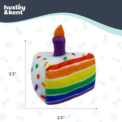 Huxley & Kent Plush Cat Toy - Interactive Catnip Toy for Cats & Kittens - Soft with Crinkle & Catnip - Fun Indoor Play - Funfetti Cake - Image 5