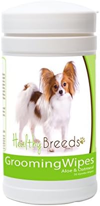 Healthy Breeds Papillon Grooming Wipes 70 Count by HealthyBreeds