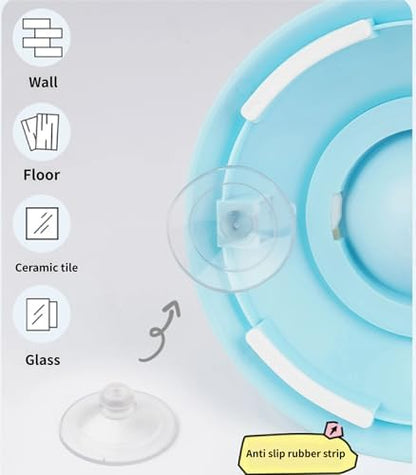 Slow Feeder Cat Bowl, Cat Food Bowl with Cat Lick Ball, Licking A Ball Add More Fun Bowl, Cat Slow Feeder Bowl, Slow Down Eating Speed and Add More Fun for Your Cats. - Image 7