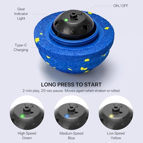 Interactive Dog Toys Balls Moving - Smart Automatic Bouncing Interactive Dog Ball, Durable Pet-Safe E-TPU Material, IPX7 Waterproof, Anti Boredom Dog Toys to Keep Them Busy for Large and Small Dogs - Image 3