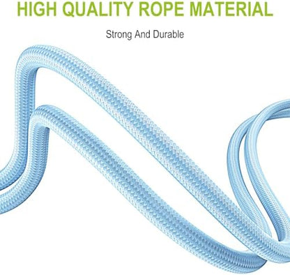Double Dog Leash for Two Dogs,Dual Hands Free Heavy Duty Dog Leashes,360 Swivel No Tangle Walking Leash,Soft Padded Handle,Adjustable Crossbody Waist Belt Rope for Small Medium Large Dogs,Blue - Image 4