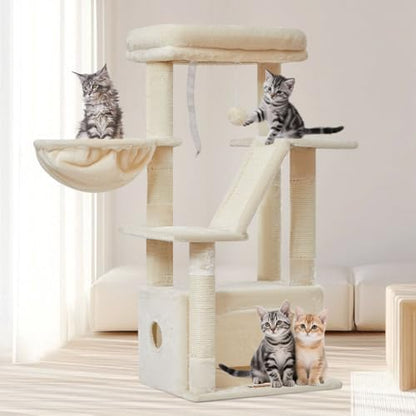 Taoqimiao Cat Tree, 38.5In Cat Tower for Indoor Cats, Suitable for Kittens by Taoqimiao