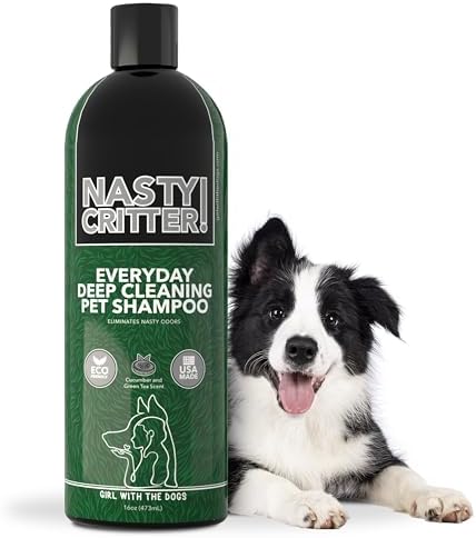 Nasty Critter! by Girl With The Dogs Deep Cleaning Dog & Cat Shampoo, 8Wks+ by GirlWithTheDogs