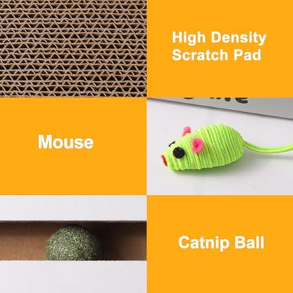 Cat Laptop Scratcher, Cat Scratcher Cardboard, Interactive Toys, Kitten Supplies and Stuff for Indoor Cats - Image 4