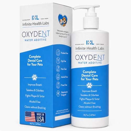 Oxydent Pet Dental Water Additive, Dogs & Cats, 16 oz by InfiniteHealthLabs