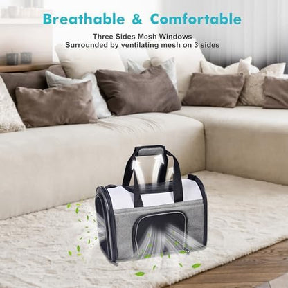 Jespet Airline Approved Soft-Sided Kennel Pet Carrier for Small Dogs Cats - Image 4