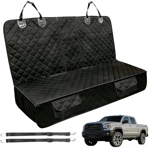 Dog Car Back Seat Cover for Toyota Tacoma 1995-2023 2024 2025 2026 by WAJIJI