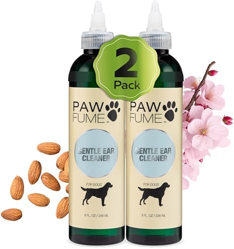 Pawfume Dog Ear Cleaner Solution, 2-Pack by Pawfume