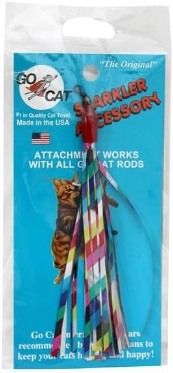 GoCat Da Bird Cat Toy Refill Accessories, Handmade in the USA, Sparkler