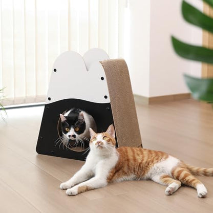 FUKUMARU Cardboard Cat Scratcher, 19.5 Inch Cat Scratching House Indoor - Image 5