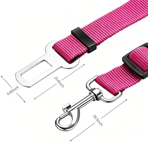 Pet Seat Belt for Dogs, Car Seat Safety Harness with Adjustable Length - Image 3